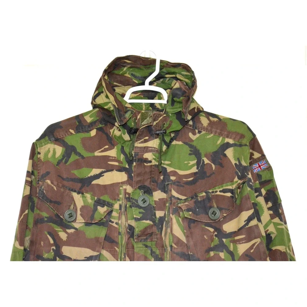 Vintage British Military‎ Jacket DPM Field 170/104 Camouflage Combat Smock Coat